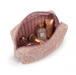 Neceser de algodón y poliéster con estampado premium 220g/m² color rosa vista detalle