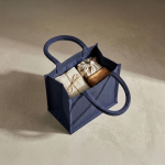 Bolsa mediana de algodón reciclado con interior laminado 220g/m² vista detalle 3