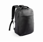 Mochila de PU con compartimento para portátil 14” y bomba de vacío 17L color negro segunda vista
