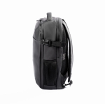 Mochila de PU con compartimento para portátil 14” y bomba de vacío 17L color negro cuarta vista