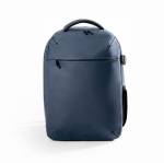 Mochila de PU con compartimento para portátil 14” y bomba de vacío 17L color azul marino primera vista