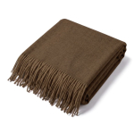 Chal de acrílico y viscosa de tacto suave OEKO-TEX® 250g/m² color marrón primera vista