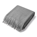 Chal de acrílico y viscosa de tacto suave OEKO-TEX® 250g/m² color gris primera vista