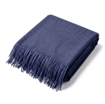 Chal de acrílico y viscosa de tacto suave OEKO-TEX® 250g/m² color azul marino primera vista