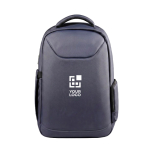 Mochila rígida de poliéster resistente al agua para portátil 15,6'' color azul real vista principal
