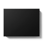 Caja de presentación de cartón rígido con cierre magnético 1200 g/m² color negro primera vista