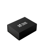 Caja de presentación de cartón rígido con cierre magnético 1200 g/m² color negro vista principal
