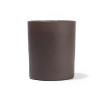 Vela aromática en cerámica mate con mecha de madera 140g color marrón primera vista
