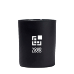 Vela aromática en cerámica mate con mecha de madera 140g color negro vista principal