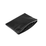 Funda para portátil de PU con espuma interior y cremallera 15,6'' color negro vista detalle