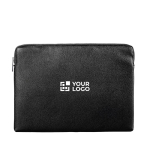 Funda para portátil de PU con espuma interior y cremallera 15,6'' color negro vista principal
