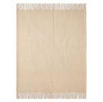 Manta grande de acrílico y viscosa con acabado suave 250g/m² color marrón segunda vista