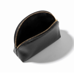Neceser de cuero sintético con cremallera y diseño clásico 520g/m² color negro vista detalle