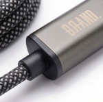 Cable magnético de carga rápida USB-C con 125 cm y 60W color negro tercera vista