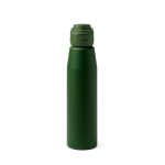 Botella de acero inoxidable con cierre antigoteo reforzado 750ml color verde oscuro segunda vista