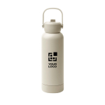 Botella de acero inox reciclado de doble pared con asa y pajita 730ml vista principal