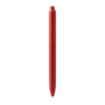 Bolígrafo con clip de pinza a juego, plástico mate y tinta azul color rojo