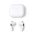 Auriculares inalámbricos de plástico con manos libres y Bluetooth color blanco segunda vista
