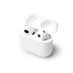 Auriculares inalámbricos de plástico con manos libres y Bluetooth color blanco vista detalle 2