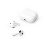 Auriculares inalámbricos de plástico con manos libres y Bluetooth color blanco vista detalle 3