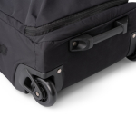 Trolley de nylon reciclado con compartimentos organizados y asas color negro vista detalle 1