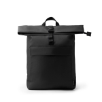 Mochila de poliéster eco con compartimento principal extensible 15'' color negro segunda vista