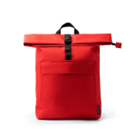 Mochila de poliéster eco con compartimento principal extensible 15'' color rojo segunda vista
