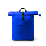 Mochila de poliéster eco con compartimento principal extensible 15'' color azul real segunda vista