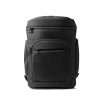 Mochila acolchada de poliéster reciclado con apertura superior 15'' color negro segunda vista