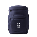 Mochila acolchada de poliéster reciclado con apertura superior 15'' vista principal