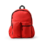 Mochila para portátil de plástico reciclado con respaldo acolchado 17'' color rojo segunda vista