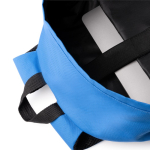 Mochila para portátil de plástico reciclado con respaldo acolchado 17'' color azul real vista detalle 4