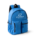 Mochila para portátil de plástico reciclado con respaldo acolchado 17'' color azul real vista detalle 5
