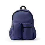 Mochila para portátil de plástico reciclado con respaldo acolchado 17'' color azul marino segunda vista