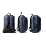 Mochila ejecutiva extensible para portátil de nylon 900D 17” color azul marino vista detalle 1