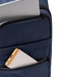 Mochila ejecutiva extensible para portátil de nylon 900D 17” color azul marino vista detalle 4