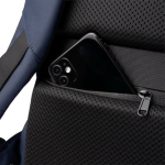 Mochila ejecutiva extensible para portátil de nylon 900D 17” color azul marino vista detalle 5
