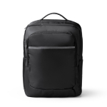 Mochila para portátil de nylon reciclado con bolsillo antirrobo 16” color negro segunda vista