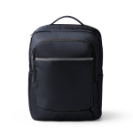 Mochila para portátil de nylon reciclado con bolsillo antirrobo 16” color azul marino segunda vista