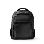 Mochila para PC de plástico reciclado con bandas reflectantes 15” color negro segunda vista