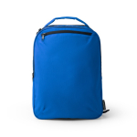 Mochila de poliéster reciclado con espalda y asas acolchadas 14'' color azul real segunda vista