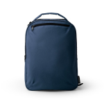 Mochila de poliéster reciclado con espalda y asas acolchadas 14'' color azul marino segunda vista