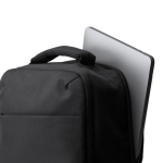 Mochila de poliéster eco con compresión al vacío con bomba eléctrica 15” color negro vista detalle 4