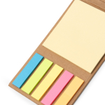 Set de escritorio de cartón reciclado con soporte móvil tinta azul color natural vista detalle 3