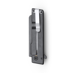 Navaja con bloqueo de seguridad y clip de acero inoxidable negro mate color natural
