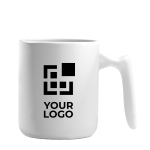 Taza de cerámica con asa ergonómica y acabado exterior brillante 350ml vista principal