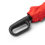 Paraguas plegable automático con botón y sistema antiventisca Ø100 color rojo vista detalle 3