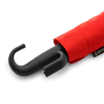 Paraguas plegable automático con botón y sistema antiventisca Ø100 color rojo vista detalle 5