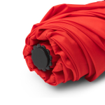 Paraguas plegable automático con botón y sistema antiventisca Ø100 color rojo vista detalle 6