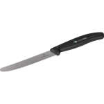 Cuchillo de mesa de acero inoxidable fabricado en UE Victorinox color negro primera vista
